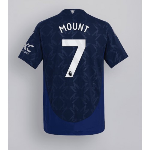 Fotbalové Dres Manchester United Mason Mount #7 Venkovní 2024-25 Krátký Rukáv